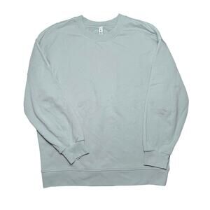 Lululemon Perfectly Oversized Crew Silver Blue Size 6